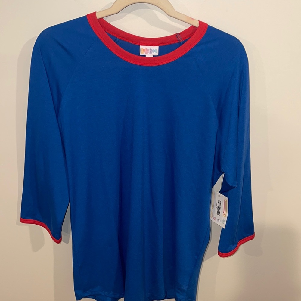 Lularoe Randy baseball t top size XL